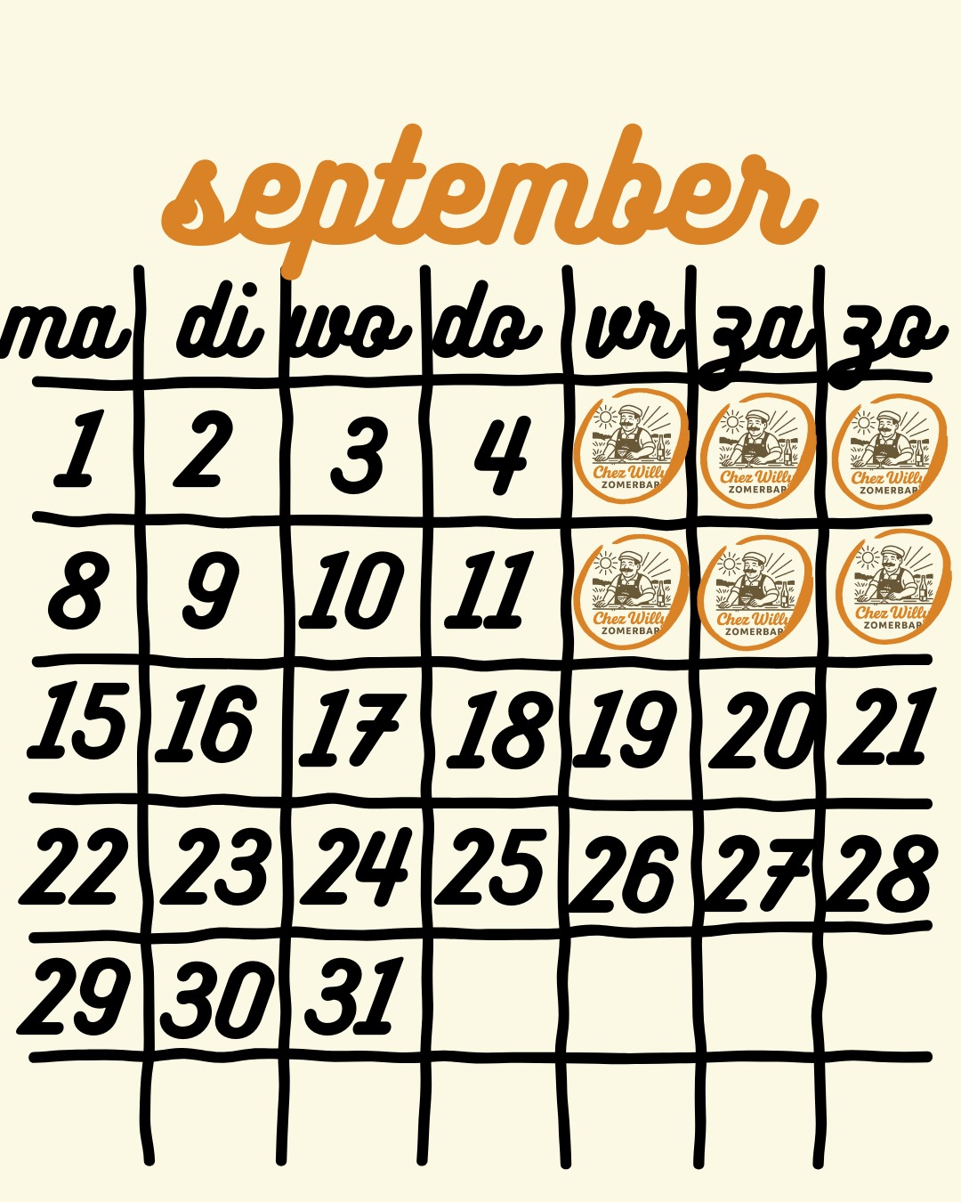 Zomerbar September