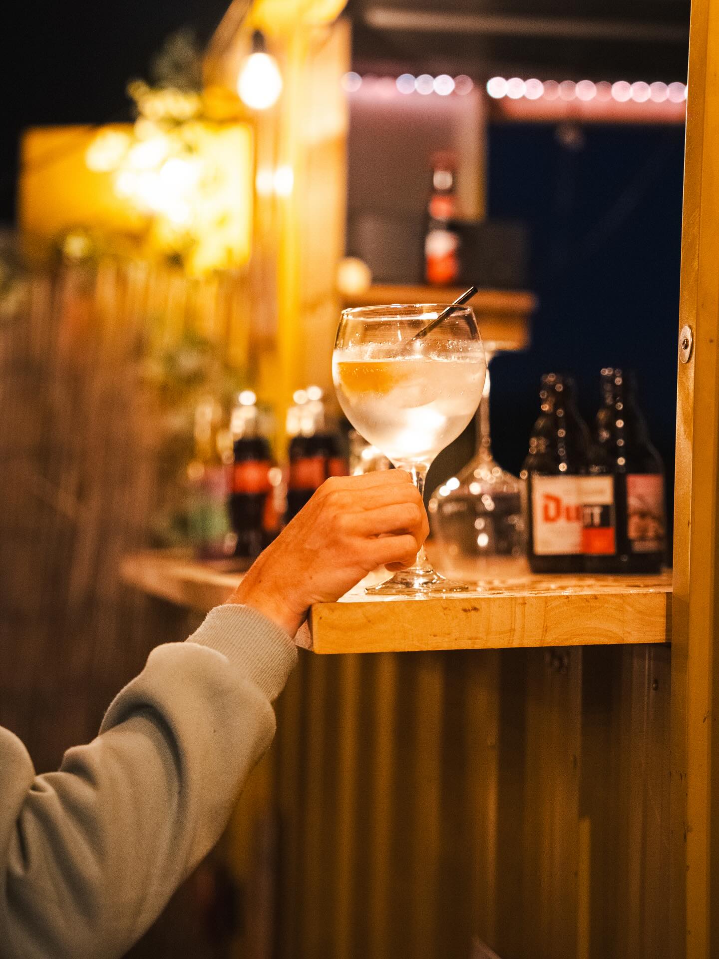 Cocktail aan de bar
